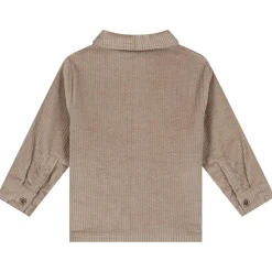 Sweet Petit peuter blouse Jack lange mouwen effen taupe