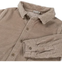 Sweet Petit peuter blouse Jack lange mouwen effen taupe