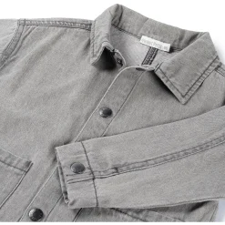 Sweet Petit peuter blouse Zeb lange mouwen effen grijs