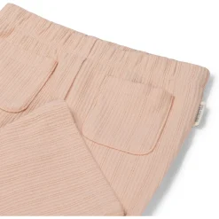 Sweet Petit peuter broek Ize effen roze