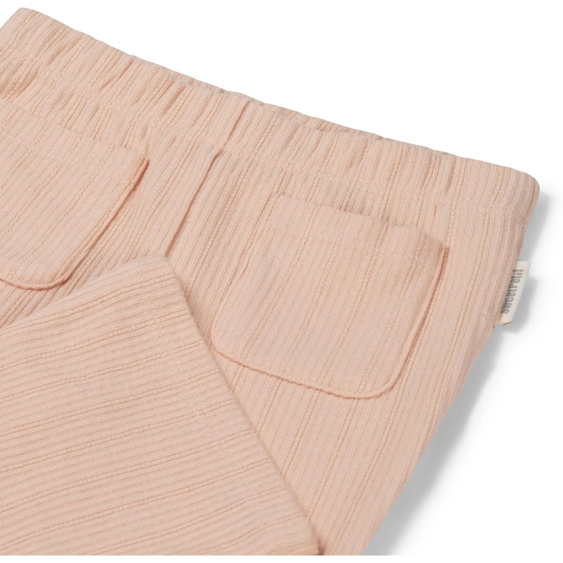 Sweet Petit peuter broek Ize effen roze