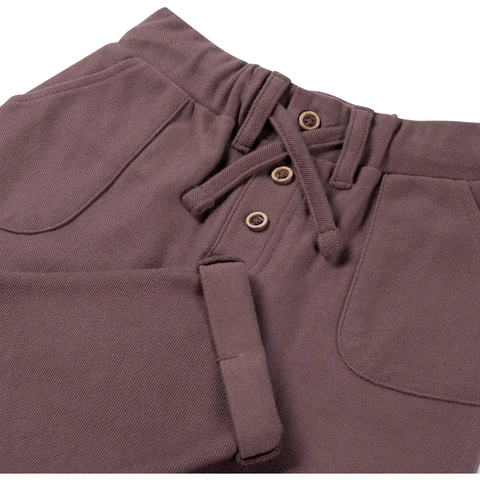 Sweet petit peuter broek Benja effen bruin