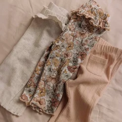 Sweet Petit peuter broek Maysa  bloemen beige