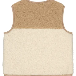 Sweet Petit peuter gilet Joe mouwloos effen beige