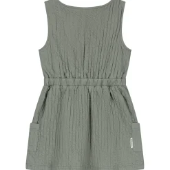 Sweet Petit peuter jurk Merel mouwloos effen groen