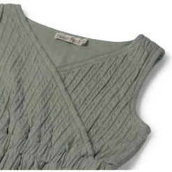 Sweet Petit peuter jurk Merel mouwloos effen groen