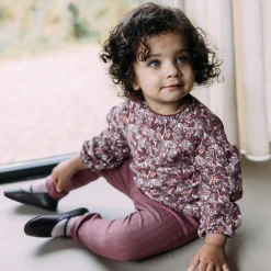 Sweet Petit peuter legging Veerle  effen roze