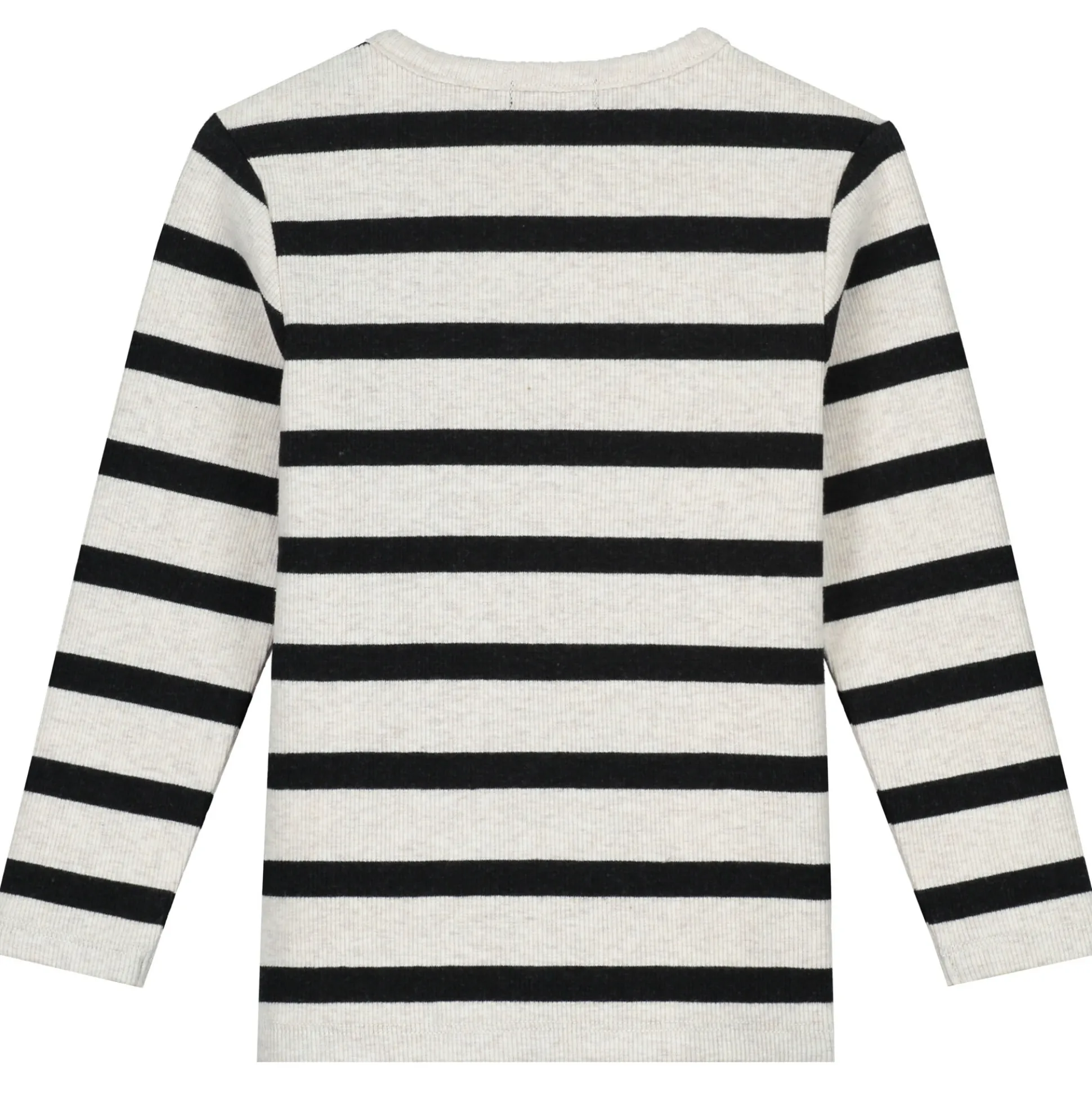 Sweet Petit peuter shirt Sepp lange mouwen strepen beige