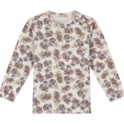 Sweet petit peuter shirt Lin lange mouwen bloemen multi