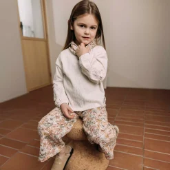 Sweet Petit peuter shirt Else lange mouwen effen beige