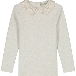 Sweet petit peuter shirt Zoe lange mouwen effen beige