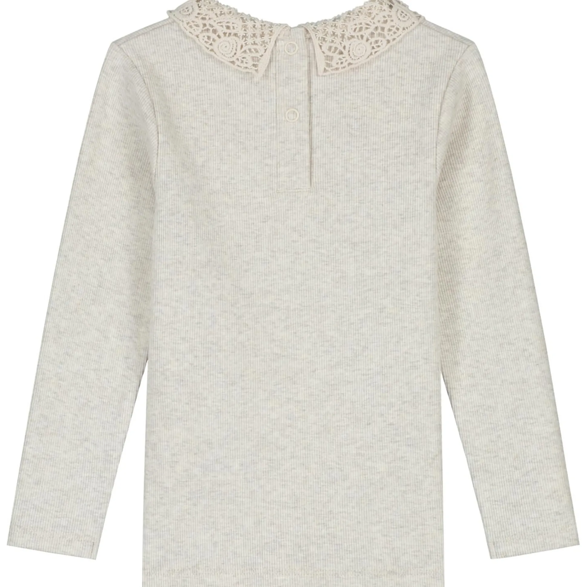 Sweet petit peuter shirt Zoe lange mouwen effen beige