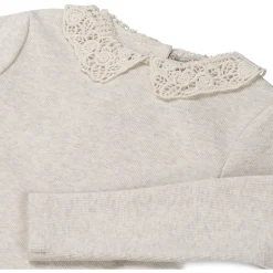 Sweet petit peuter shirt Zoe lange mouwen effen beige