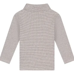 Sweet Petit peuter shirt Mason lange mouwen effen bruin