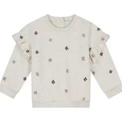 Sweet Petit peuter sweater Kiki lange mouwen bloemen beige