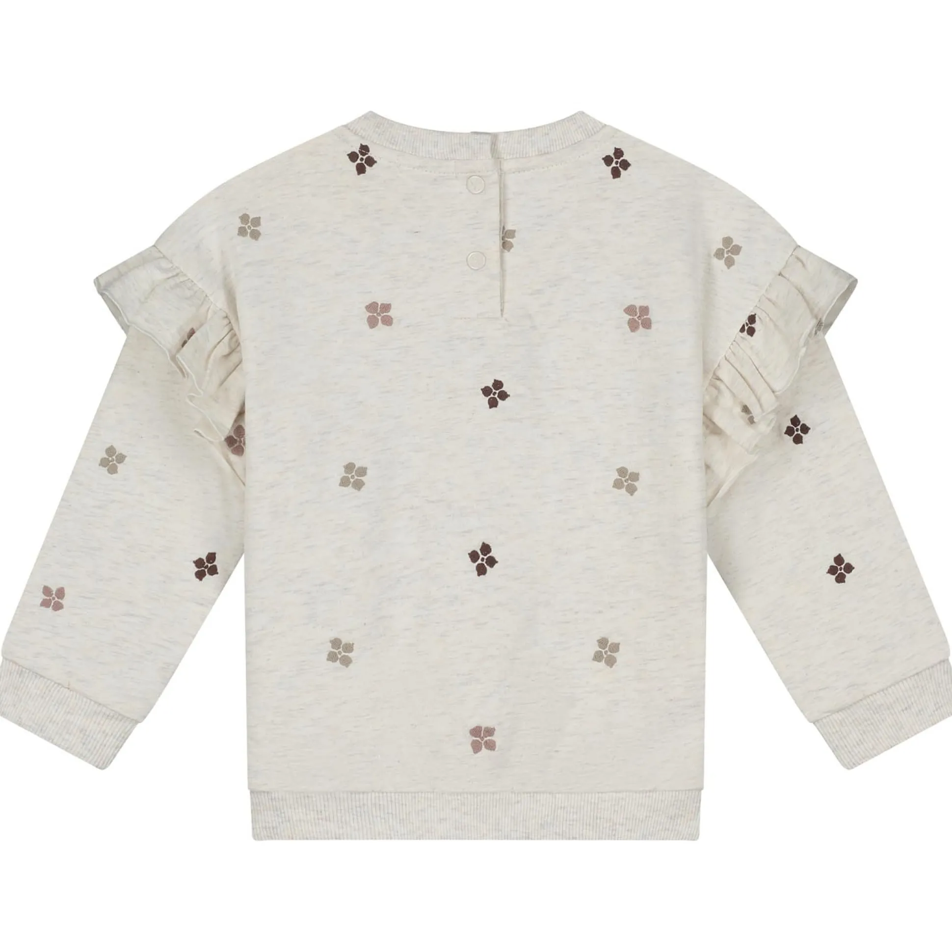 Sweet Petit peuter sweater Kiki lange mouwen bloemen beige