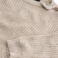 Sweet petit peuter trui Charlie lange mouwen melee beige