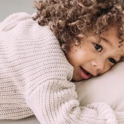 Sweet petit peuter trui Charlie lange mouwen melee beige