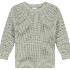 Sweet Petit peuter trui lange mouwen effen groen