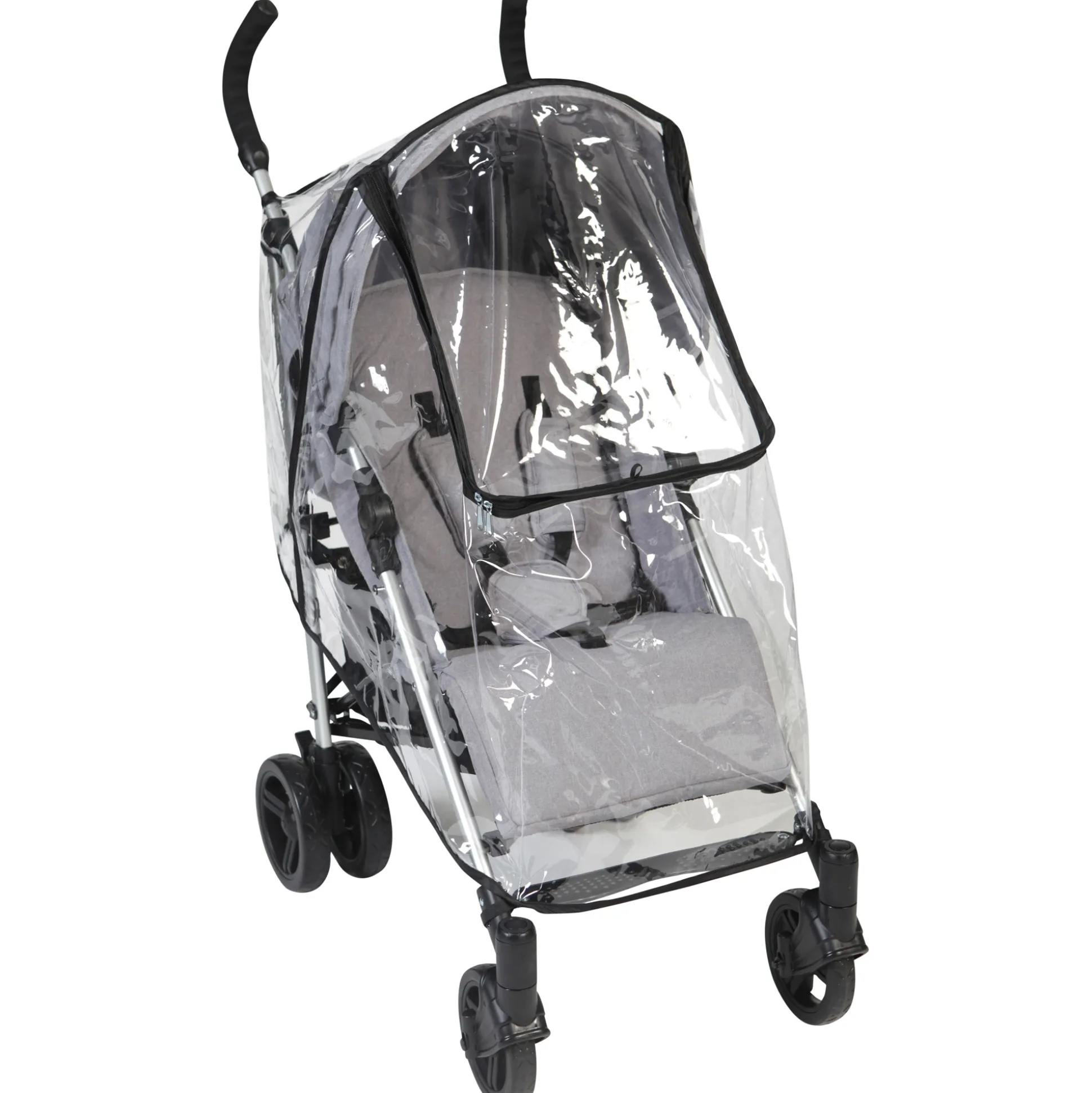Topmark regenhoes buggy Transparant