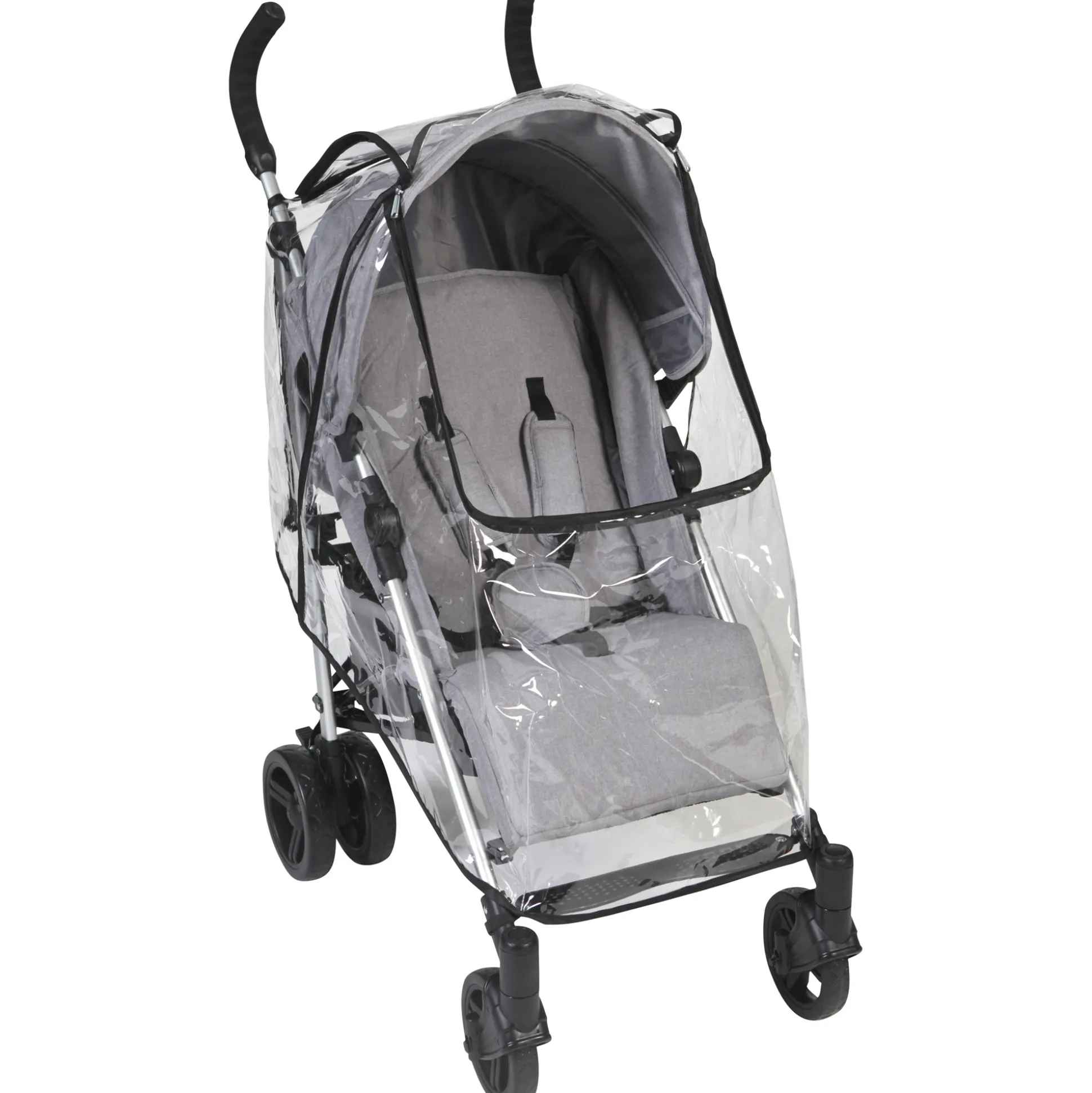Topmark regenhoes buggy Transparant