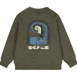 Tumble 'N Dry peuter sweater lange mouwen printopdruk groen