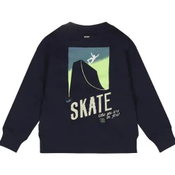 Tumble 'N Dry peuter sweater lange mouwen printopdruk blauw