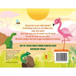 Wilde dieren kijk en voel boek Multi