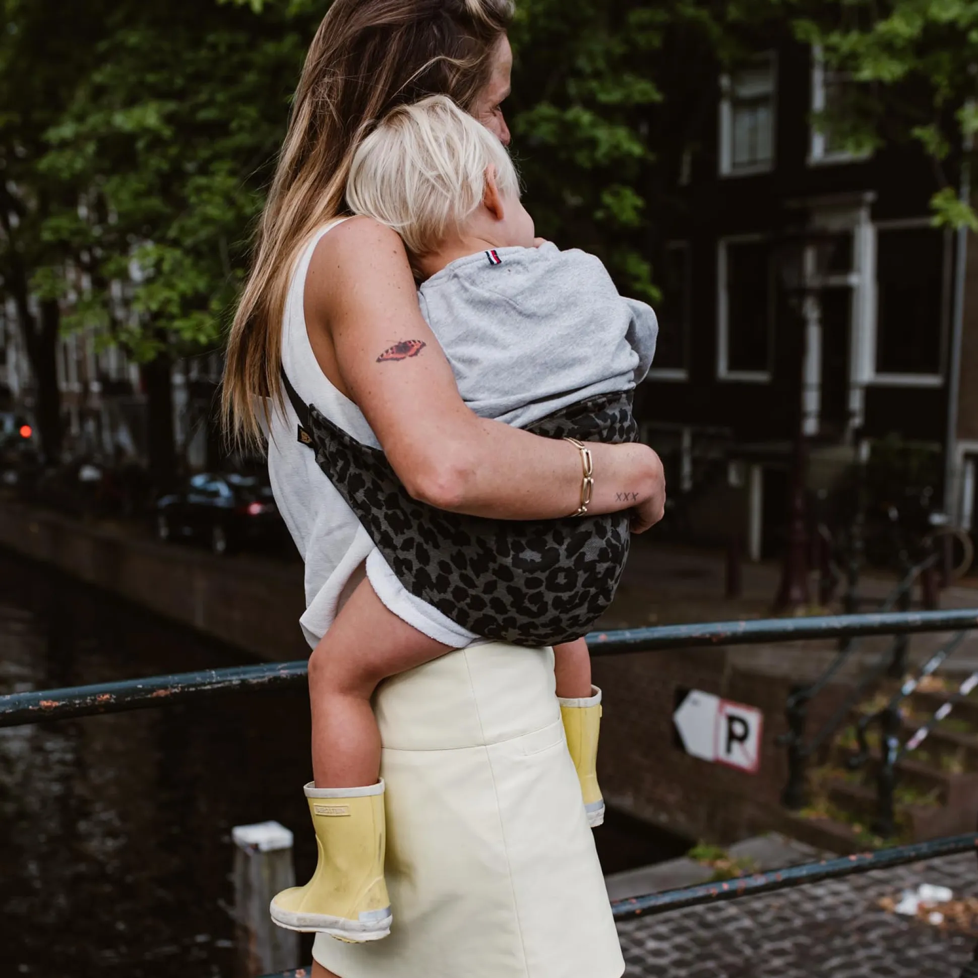 Wildride heupdrager Grey Leopard