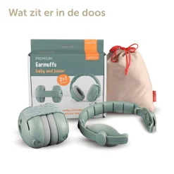 Zazu gehoorbeschermers baby & junior mint