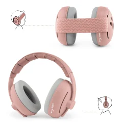 Zazu gehoorbeschermers baby & junior roze