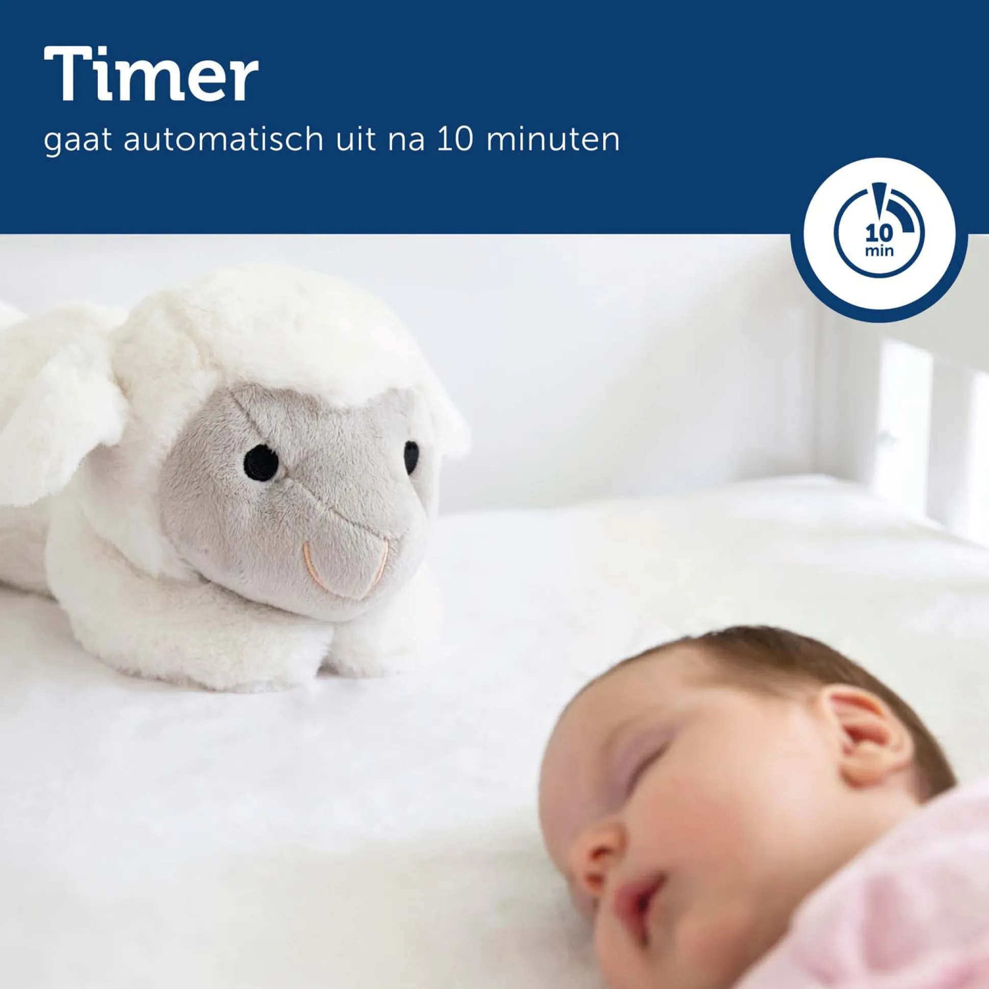 Zazu hartslagknuffel Heartbeat Liz wit