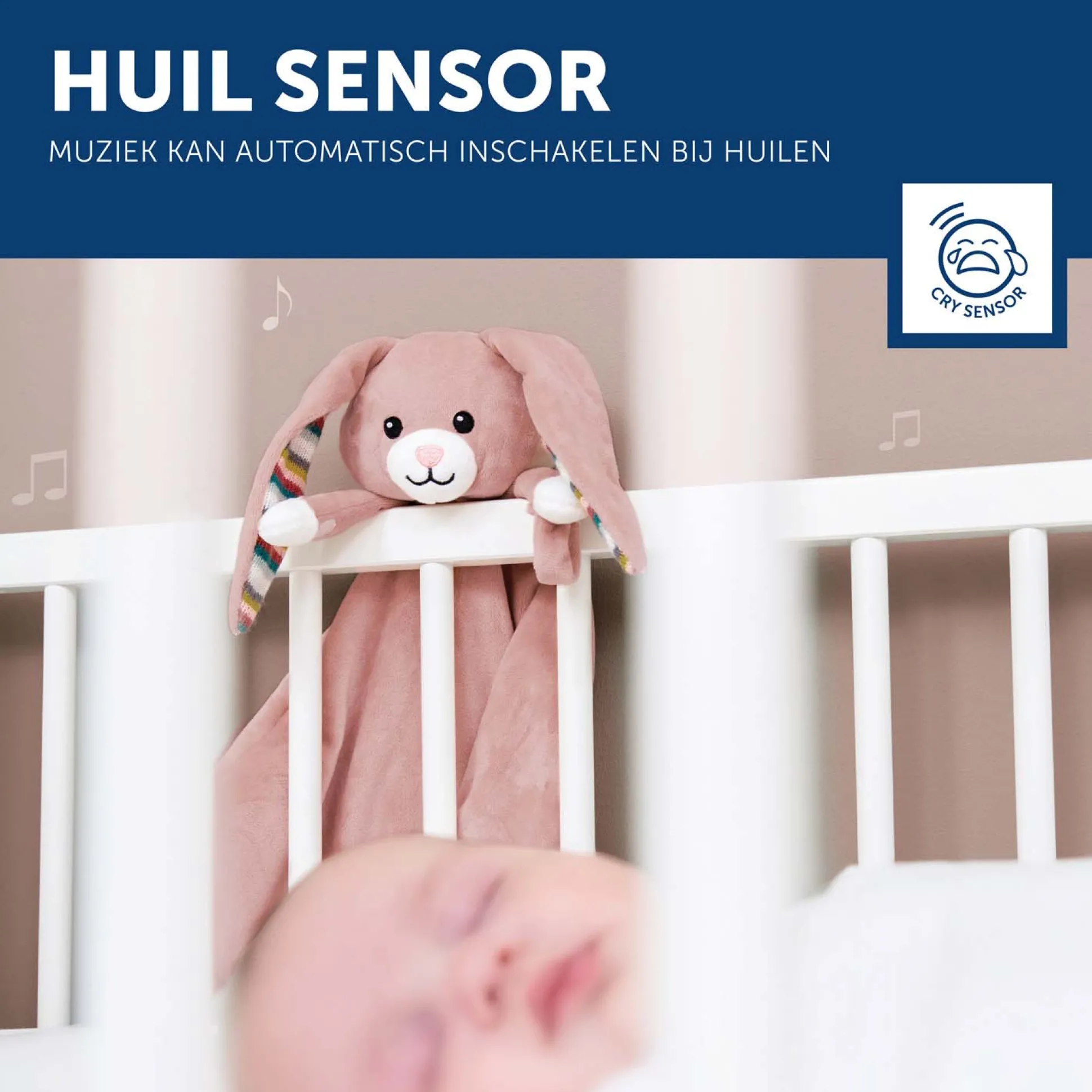 Zazu Knuffeldoekje Comforter Rabbit Becky roze