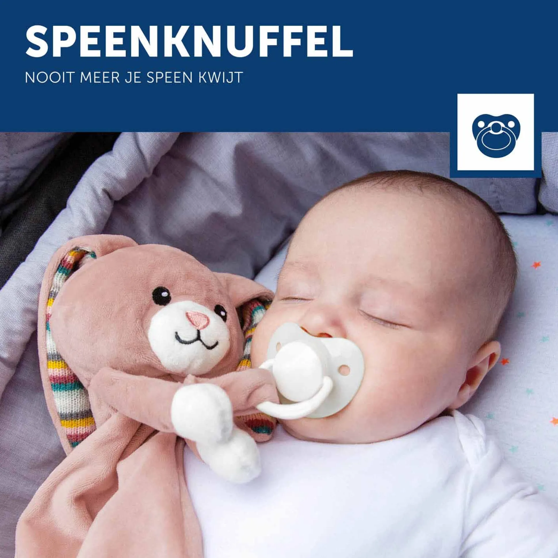 Zazu Knuffeldoekje Comforter Rabbit Becky roze