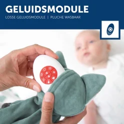 Zazu Knuffeldoekje Comforter Felix the Fox groen