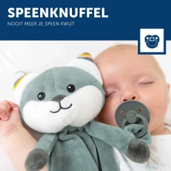 Zazu Knuffeldoekje Comforter Felix the Fox groen