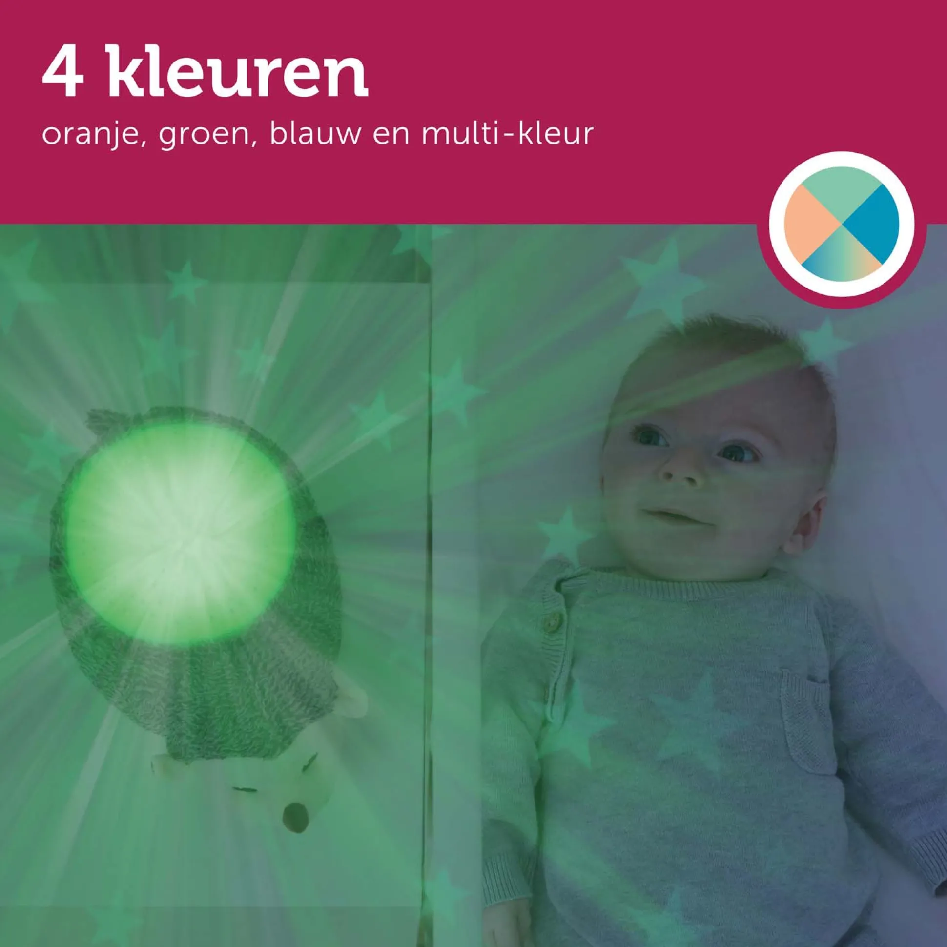 Zazu muziek projector harry de egel grijs