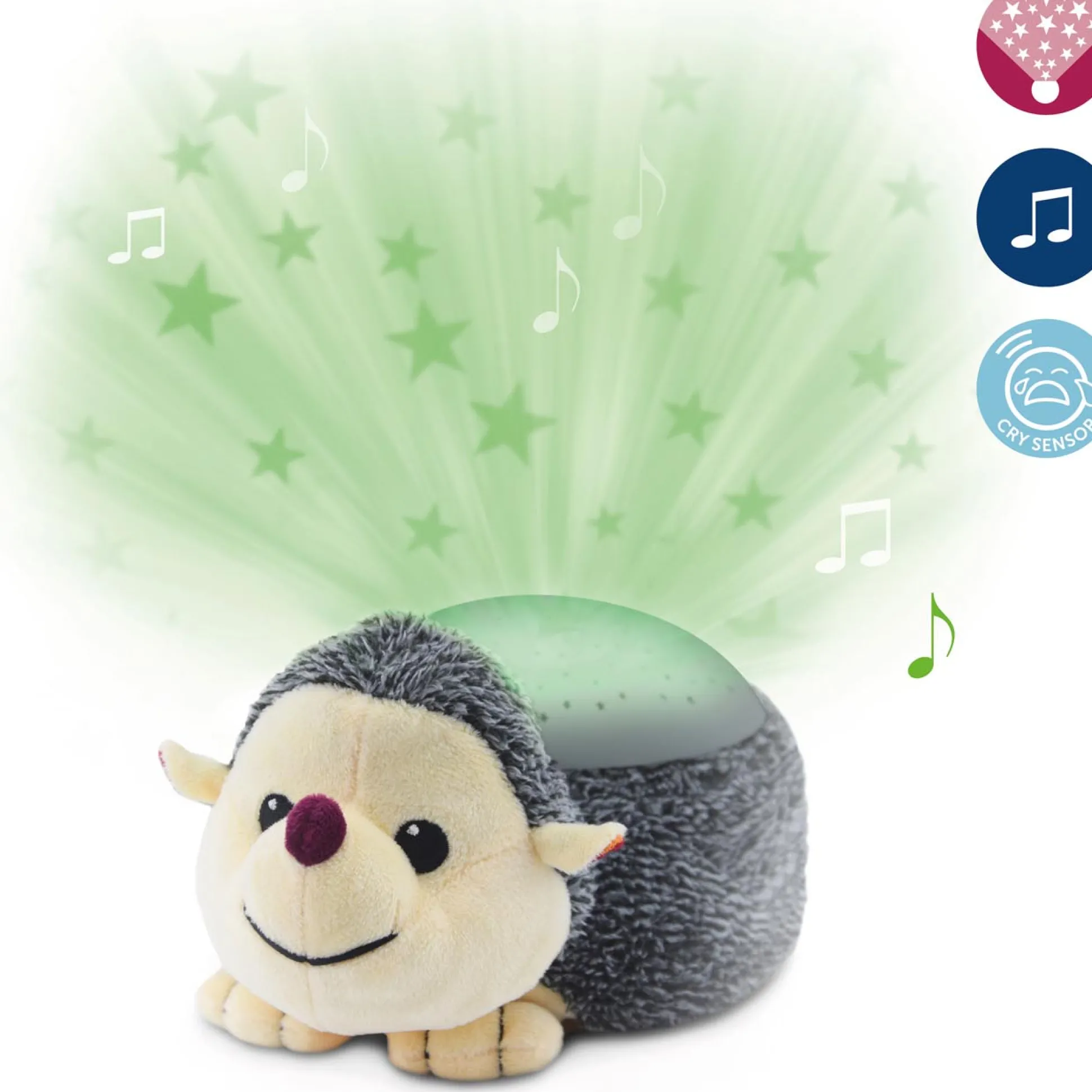 Zazu muziek projector harry de egel grijs