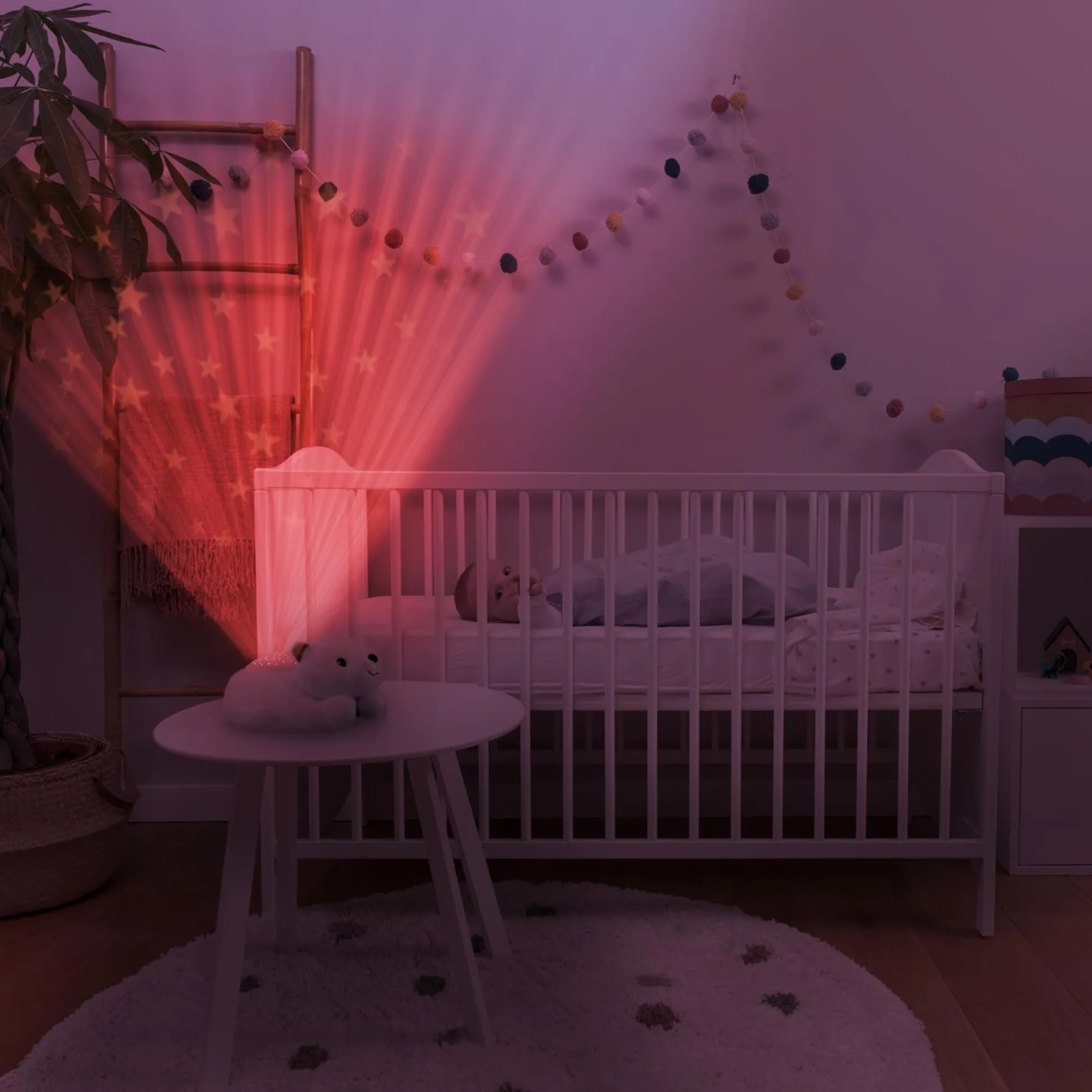 Zazu projector Polly de ijsbeer wit