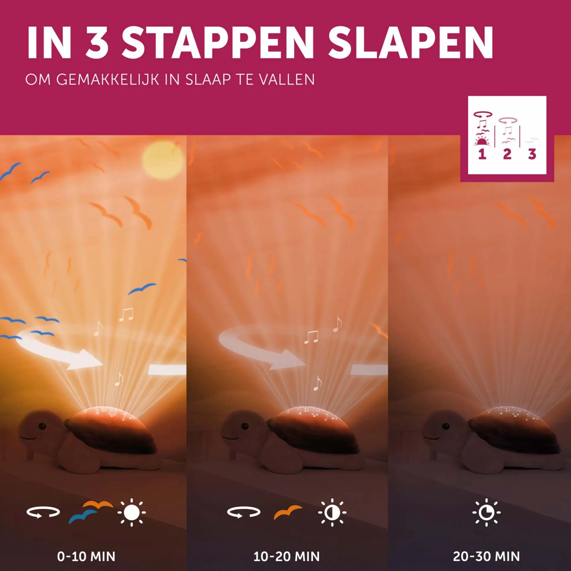 Zazu projector tim de schildpad wit