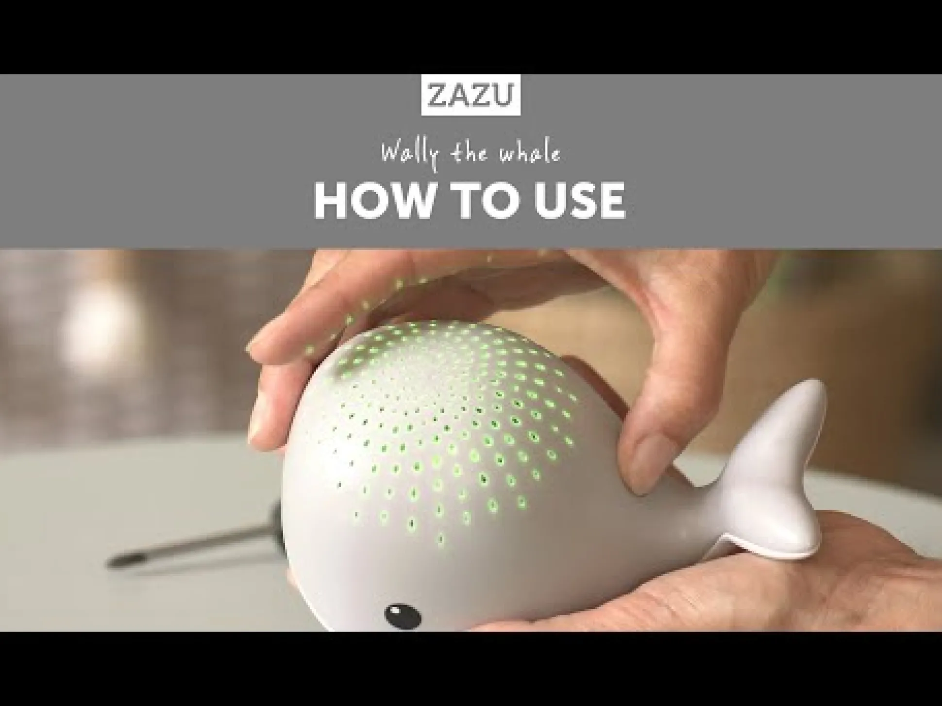 Zazu projector Wally groen